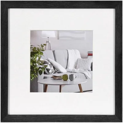 Image de Cadre photo Henzo moderne 30x30 cm noir