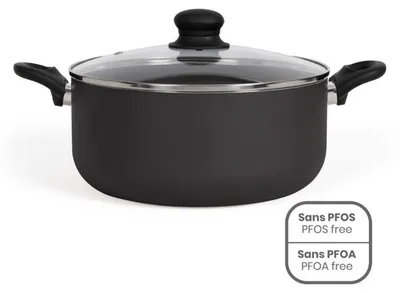Produktbild von 28 cm aluminium-kochtopf mit deckel Livoo MEP151N