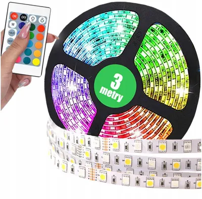 Produktbild von Decorya RGB LED-Streifen USB 3m mit Fernbedienung