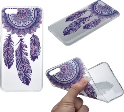 Produktbild von Henna Cover für Xiaomi Redmi Note 4 Case Schutz Hülle Silikon Traumfänger