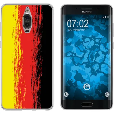 Produktbild von PhoneNatic Case kompatibel mit Huawei Mate 9 Pro Silikon-Hülle WM Deutschland M6