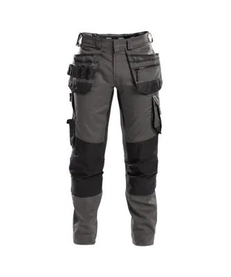 A pair of work pants with multiple pockets.