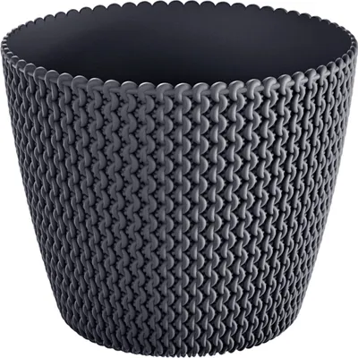Produktbild von Blumentopf Splofy anthrazit 18,7 cm