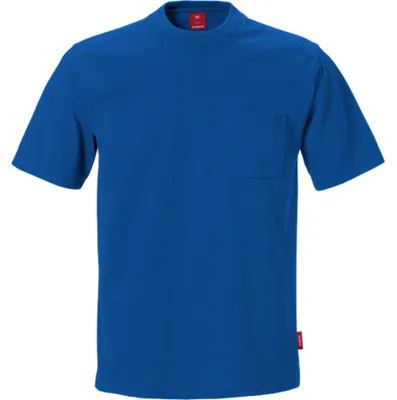 Image de Fristads Kansas 100779 T-shirt, manches courtes bleu, Taille:S