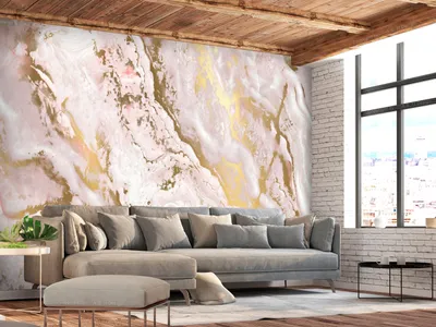 Produktbild von Vlies Fototapete Abstrakt 400x280 cm Tapeten Wandtapete XXL Marmoroptik Steinwand 3D Effekt f-C-0494-a-a