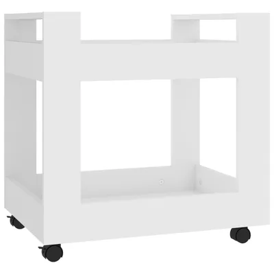 Produktbild von vidaXL Bürowagen Weiß 60x45x60 cm Holzwerkstoff