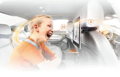 Productafbeelding van Vogels TMS 1020 tablet-houder voor in de auto, verstelbaar, zwart