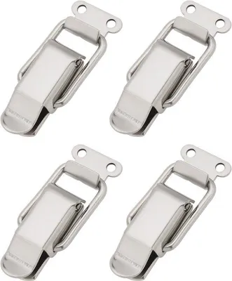 Produktbild von Zollenschloss für Luftfahrtkoffer, Set aus 4 Stücken, 60x22x13mm, Silber