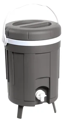 Produktbild von Kuhlbox Getrankespender - mit Hahn - 8L- Kunststoff - D27 x H39 cm - tragbar