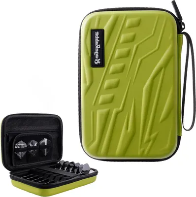 Productafbeelding van Dartetui - Dart Wallet - Dart opslag - Voor 6 darts - 19 x 12.6 x 6 cm - Groen