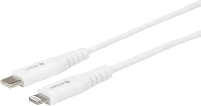 Zdjęcie produktu dla eSTUFF ES602101, 1 m, Lightning, USB C, Męska, Męska, Biały
