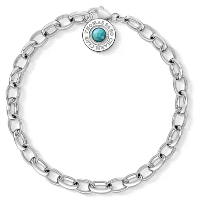 Produktbild von Charm Armband von Thomas Sabo aus 925er Silber mit Türkis