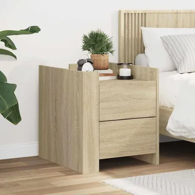 Obrázek produktu pro vidaXL Noční stolek Sonoma dub 45x50x50 cm materiál na bázi dřeva
