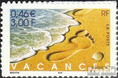 Produktbild von Briefmarken Frankreich 2001 Mi 3540 (kompl.Ausg.) postfrisch Grußmarke