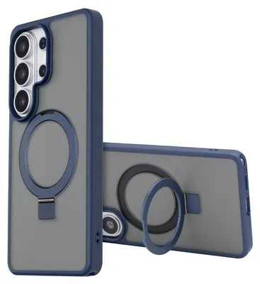 Productafbeelding van Accezz Ring Stand Backcover met MagSafe voor de Samsung Galaxy S26 Ultra - Blauw