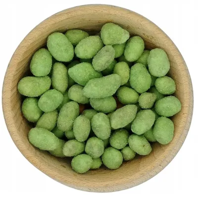 Produktbild von Erdnüsse im Teigmantel Wasabi 250 g | Würziger Knabbersnack