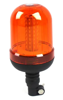 Obrázek produktu pro Výstražný LED maják, montáž na držák, oranžový, 90° flexi, 24W, 12-24V