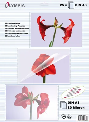 Image de Films à plastifier Olympia DIN A3 80 microns (25 pièces)