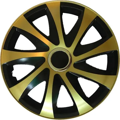 Produktbild von NRM Radkappen QUAD, Gold 17" Zoll. (4 x Universal Radzierblenden/Radkappen)