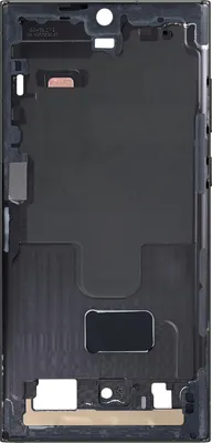 Produktbild von Clappio, Kompatibles Mittelgehäuse für Galaxy S22 Ultra, Schwarz