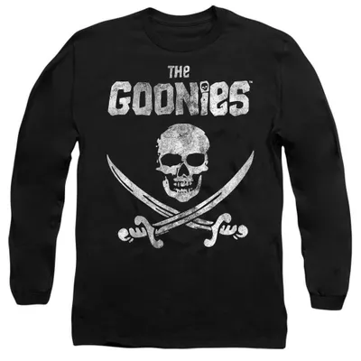 Produktbild von The Goonies - T-Shirt für Herren/Damen Uni, Langärmlig TV38063 (L) (Schwarz)