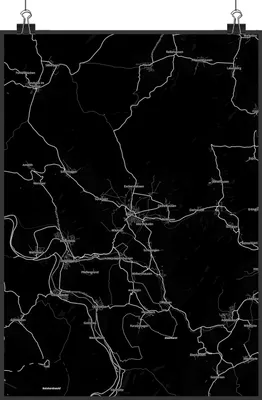 Produktbild von Mr. & Mrs. Panda Bild Uslar DIN A2 - Geschenk, Kunstdruck, Stadt, drucke, Plakat, wanddeko, Designposter, Dorf Karte Landkarte Map Stadtplan