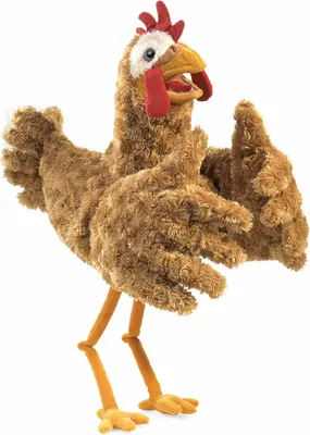 Produktbild von Folkmanis Huhn Handpuppe 45 cm