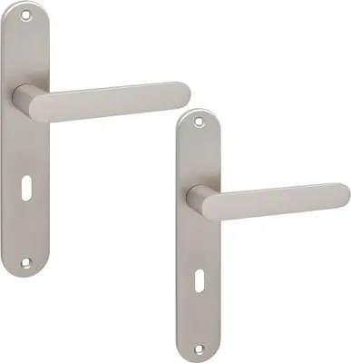 Immagine prodotto di Maniglia interna su piastra lunga per una chiave Malaga Satin Kuchinox KMG_3M1A