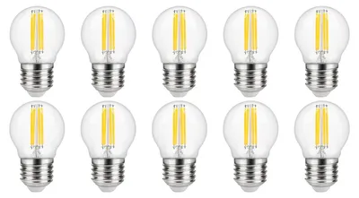 Produktbild von Spl E27 LED-Lampe Kugel 4W 270lm 2500K extra warmweiß 10 Stück dimmbar