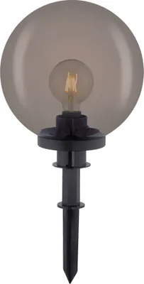 Productafbeelding van Tafelverlichting, bolvormig, rookglas, 30 cm