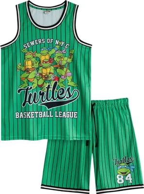 Produktbild von Teenage Mutant Ninja Turtles - "Sewers Of N.Y.C" Ausrüstung für Basketball für Herren NS9595 (XL) (Grün)
