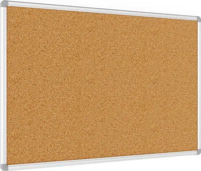 Quartet Kork Pinnwand 58x89 Cm - Mit Eichenholzrahmen, Für Büro & Zuhause, Horizontal/vertikal Montierbar