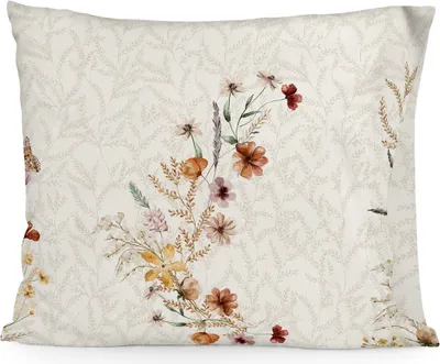 Produktbild von Wild flowers Kissenbezug  60x70 cm 100% Baumwolle Hergestellt in Europa
