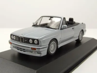 Zdjęcie produktu dla Maxichamps 940020332 BMW M3 E30 Convertible 1988 srebrny 1:43