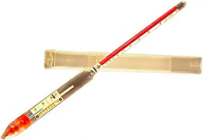 Produktbild von Alkoholmeter, Alkoholmesser mit Thermometer Bis 30ºC
