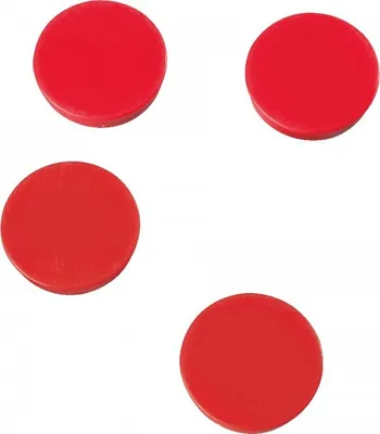 Produktbild von Magnete, rot, Ø 20mm, 10/VE