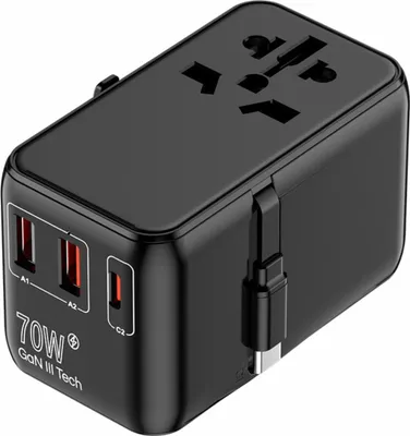 Produktbild von CROSSIO ChargeMe Adapter PLUS PD70W 2A+2C GaN III
