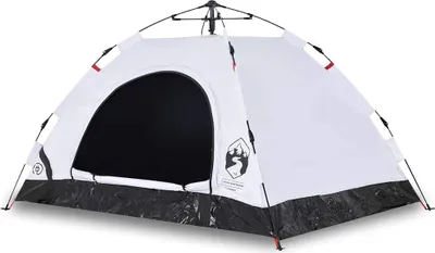 Produktbild von vidaXL Campingzelt 2 Personen Weiß Verdunkelungsstoff Quick Release