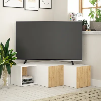 Immagine prodotto di Mobile TV compatto - bianco+rovere