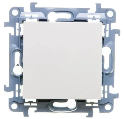 Image de Interrupteur unipolaire (module) 10AX 250V à déconnexion rapide blanc Simon 10 CW1C.01/11
