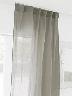 Produktbild von Leinenvorhang ca. 135x255 cm taupe aus 100% Leinen beties