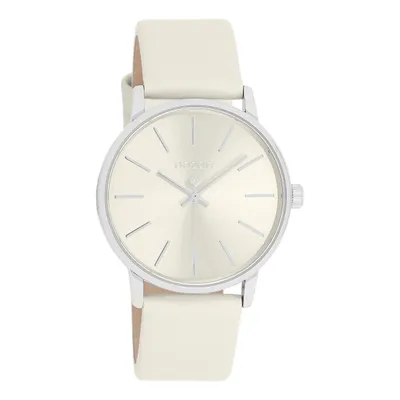 Produktbild von Oozoo Armbanduhr beige Leder Timepieces Damen Analog-Quarzuhr UOC11371