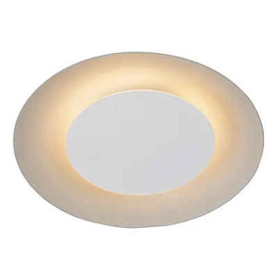 Immagine prodotto di Plafone LED rotondo FOSKAL bianco 6W, bianco caldo, 480 lm, metallo, dimensioni: 5,2 x 21,5 x 21,5 cm, IP20, Lucide