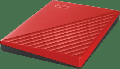 Obrázok produktu pre Western Digital My Passport, 2 TB, 2.5", 3.2 Gen 1 (3.1 Gen 1), Červená
