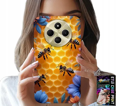 Obrázok produktu pre Puzdro pre Xiaomi Redmi 14C 4G - Puzdro s motívom včelieho plástu