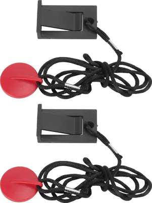 Immagine prodotto di 2 PC Chiave di sicurezza universale a magnete Macchina da corsa compatta Funzionamento facile per tapis roulant
