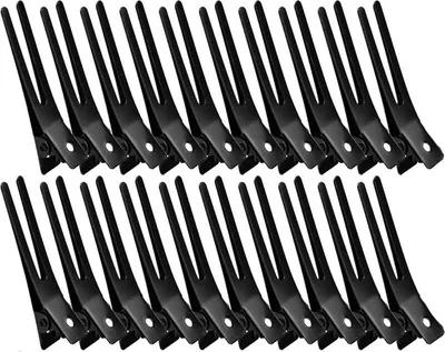 Produktbild von INF 20 Haarspangen - Doppelzinkige Metall-Styling-Clips Schwarz