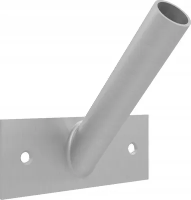 Produktbild von Flaggenhalter für 1 Flagge – Wandmontage für den Außenbereich, Edelstahl V2A, schmal, horizontal