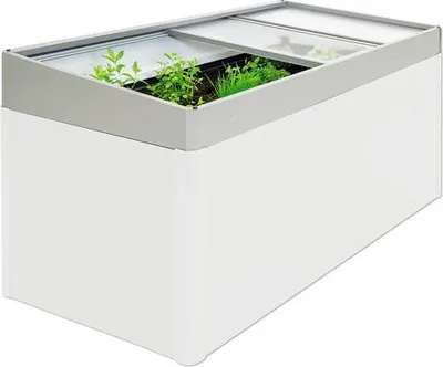 Obrázek produktu pro Skleníková nástavba pro vyvýšené záhony Biohort 2x1 šedý křemen
