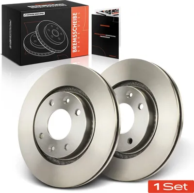 Image de Frankberg 2x disques de frein avant pour Peugeot 1007 2008 206 CC bicorps SW 207 208 301 307 Partner Combispace